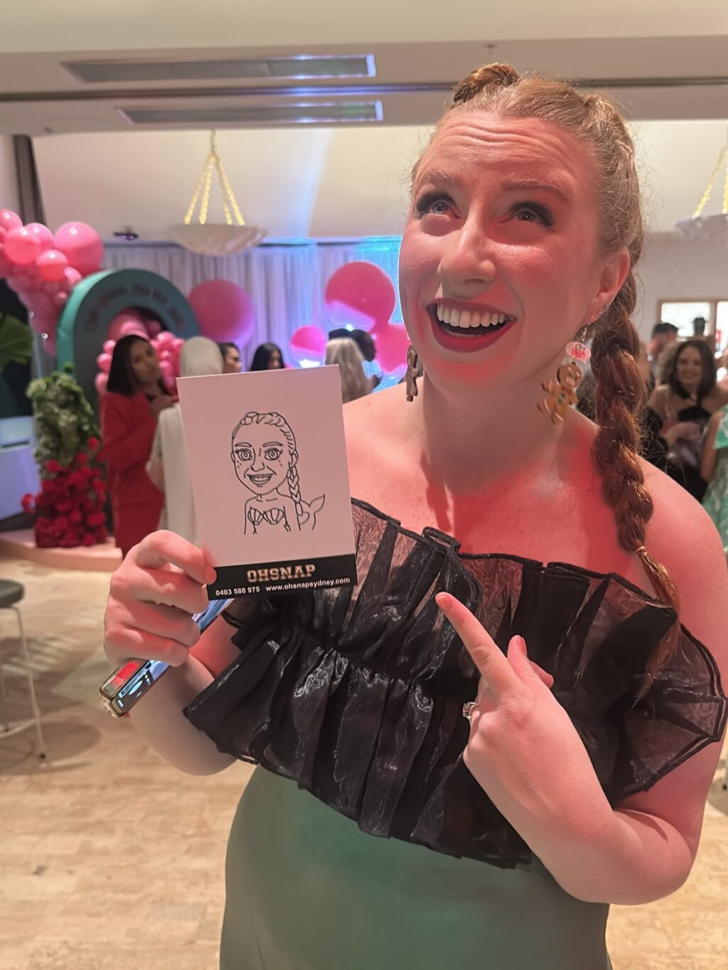 Instagram post from ohsnap.photobooths. This post is in position 1.